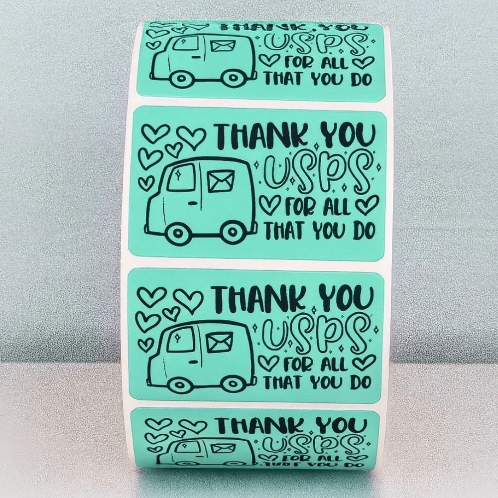 Thank You USPS Stickers – Mail Carrier Appreciation Labels for Packages 2
